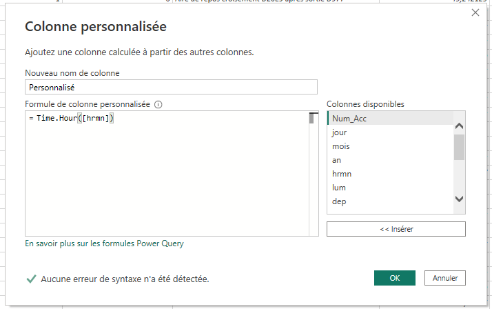 horaire
